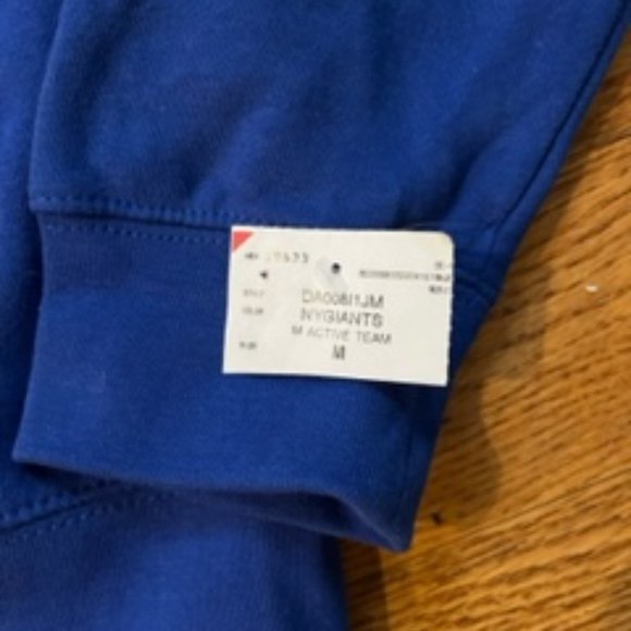 Men’s Medium NY Giants Full Zip Hoodie Like New - Picture 4 of 4